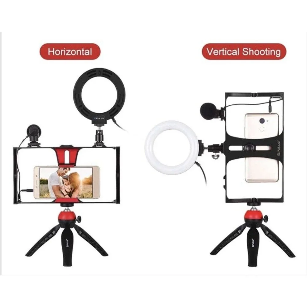 HELIX Brand 4 In 1 Vlogging Kit Phone Video Recording Stabilizer Video Rig.